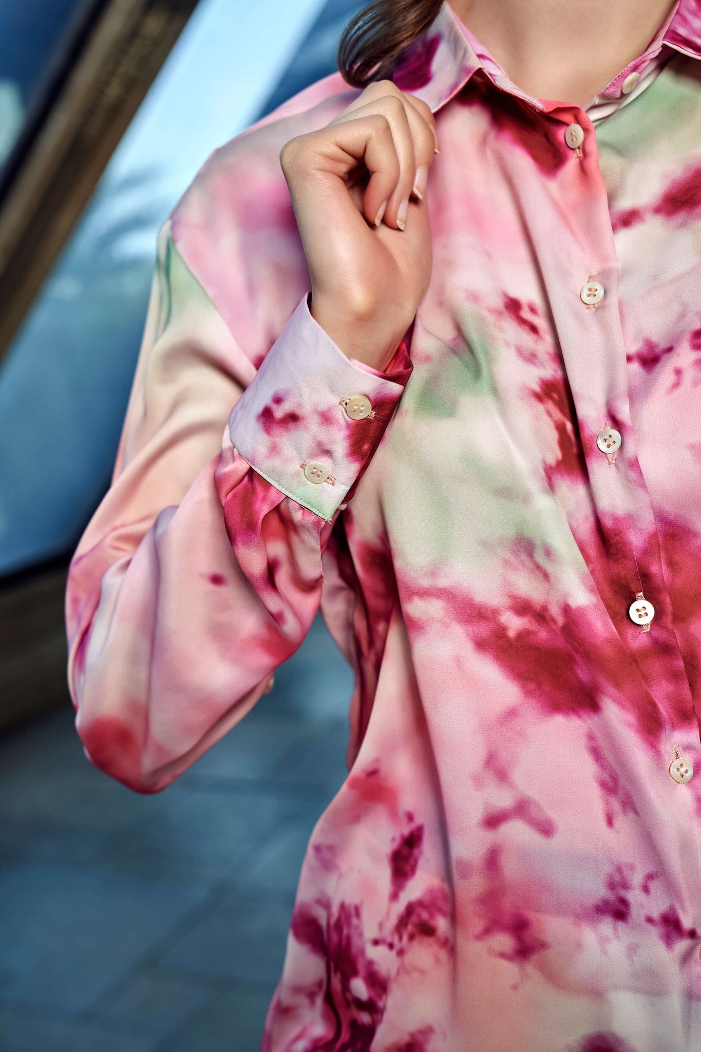 Tie & Dye Regular Fit Casual Shirt