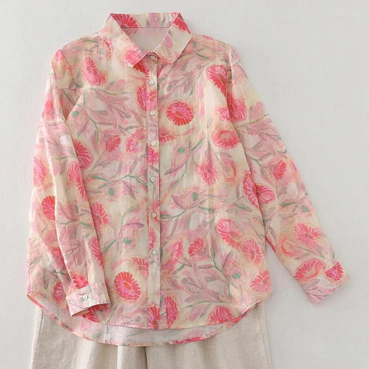 Pure Cotton Printed Full Sleeve Casual Shirt