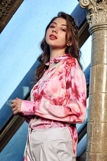 Tie & Dye Regular Fit Casual Shirt