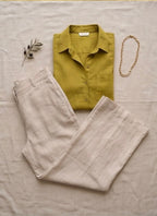 Olive Linen Co-ord Set