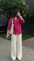 Dusty Pink Linen Co-Ord Set